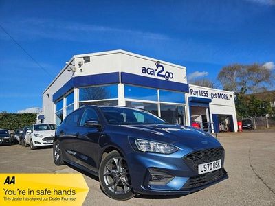 Used Ford Focus ST-Line 120 HP (88 kW) 2020 Blue Hatchback