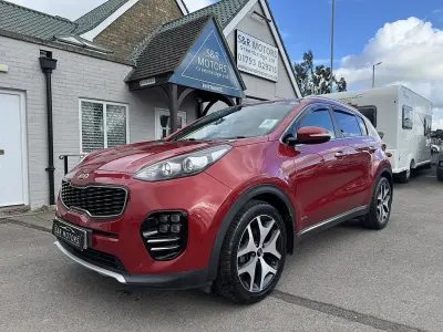 Used Kia Sportage GT-Line 177 HP (130 kW) 2016 Red SUV