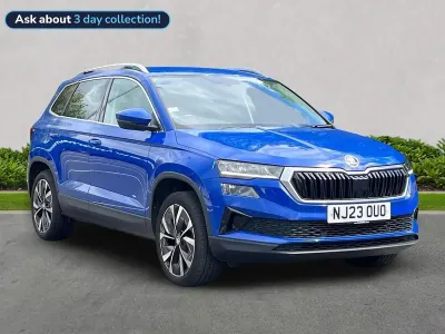 Used Skoda Karoq SE L 110 HP (80 kW) 2023 Blue SUV