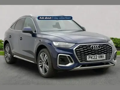 Used Audi Q5 S-Line 204 HP (150 kW) 2022 Blue SUV