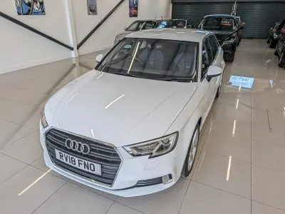Used Audi A3 Sport 2018 White Sedan