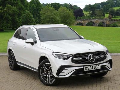 White Used 2024 Mercedes GLC300e AMG line Estate | £42,999 (Fair price)