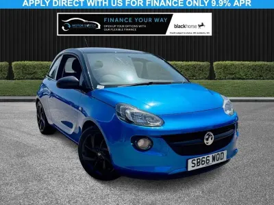 Used Vauxhall Adam S 70 HP (51 kW) 2016 Blue Hatchback