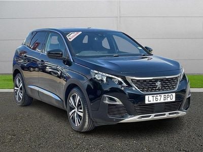 Black Used 2017 Peugeot 3008 GT-line Hatchback | £11,990 (Fair price)