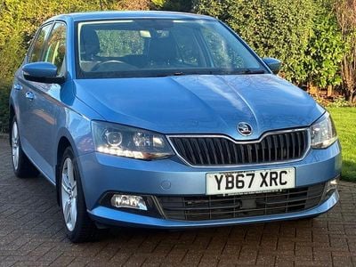 Used Skoda Fabia SE L 2017 Blue Hatchback