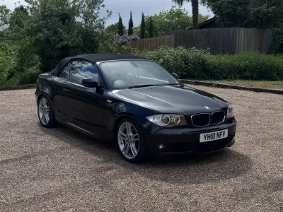 Begagnad BMW 120 Cabriolet M Sport 2010 Svart Cab