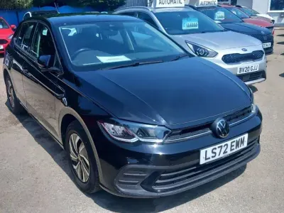 Used VW Polo Life 95 HP (69 kW) 2022 Black Hatchback