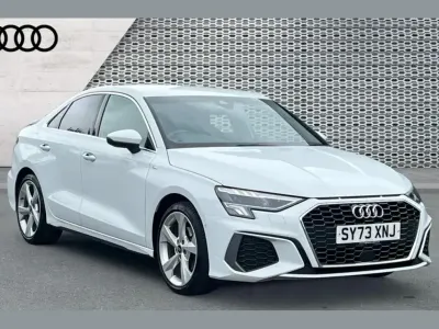 Used Audi A3 S-Line 147 HP (108 kW) 2023 White Sedan