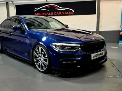Used BMW 530 M Sport 261 HP (191 kW) 2017 Blue Sedan
