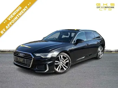 Used Audi A6 S-Line 204 HP (150 kW) 2019 Black Estate
