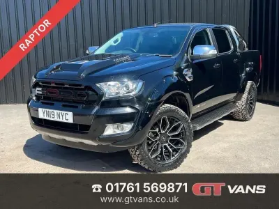 Begagnad Ford Ranger Limited 2019 Svart Pickup