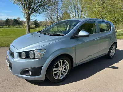 Used Chevrolet Aveo LTZ 2013 Blue Hatchback