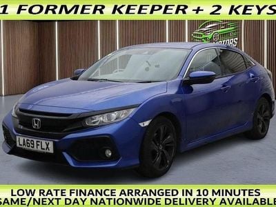 Used Honda Civic SR 126 HP (92 kW) 2019 Blue Hatchback