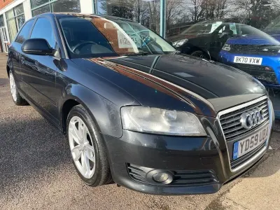 Used Audi A3 Sport 105 HP (77 kW) 2009 Black Hatchback