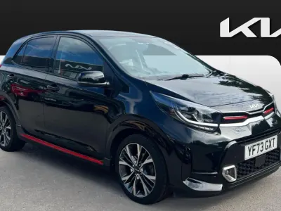 Used Kia Picanto GT-Line 67 HP (49 kW) 2024 Black Hatchback