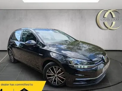 Used VW Golf VII SE 131 HP (96 kW) 2018 Black Hatchback