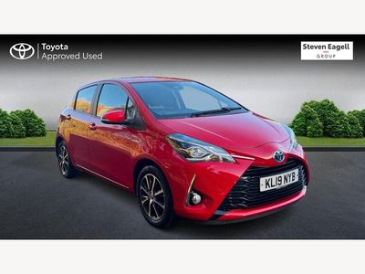 Red Used 2019 Toyota Yaris Hybrid Hatchback | £15,024 (Fair price)