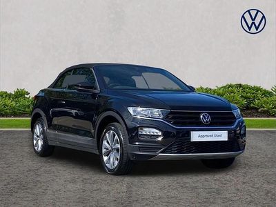 Begagnad VW T-Roc Cabriolet Design 150 HK (110 kW) 2021 Svart Cab
