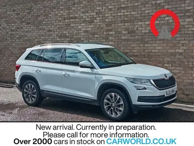 Used Skoda Kodiaq SE Drive 150 HP (110 kW) 2021 White SUV