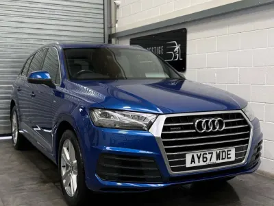 Używany Audi Q7 S-Line 2017 Niebieski SUV