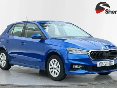 Used Skoda Fabia Comfort 95 HP (69 kW) 2023 Blue Hatchback