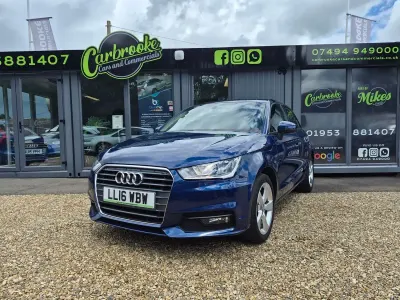 Used Audi A1 Sport 116 HP (85 kW) 2016 Blue Hatchback