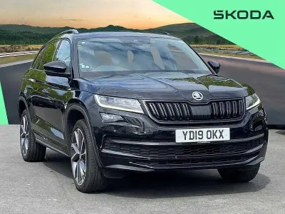 Second-hand Skoda Kodiaq SportLine 150 CP (110 kW) 2019 Negru SUV