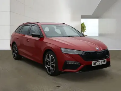Used Skoda Octavia vRS 245 HP (180 kW) 2021 Red Estate