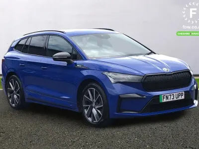 Used Skoda Enyaq iV Comfort 150 kW (204 HP) 2022 Blue SUV