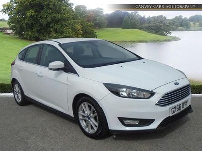 Used Ford Focus Zetec 120 HP (88 kW) 2016 White Hatchback