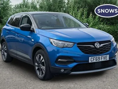 Used Vauxhall Grandland X SRi 130 HP (95 kW) 2020 Blue SUV