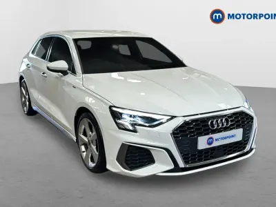 Used Audi A3 S-Line 2021 White Sedan