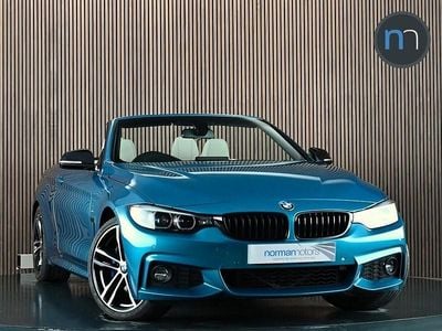 Used BMW 420 M Sport 184 HP (135 kW) 2019 Blue Cabriolet