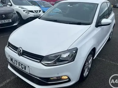 Used VW Polo Edition 90 HP (66 kW) 2017 White Hatchback