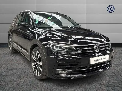 Used VW Tiguan R-line 150 HP (110 kW) 2019 Black SUV