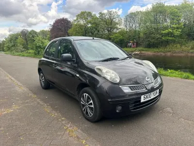 Usado Nissan Micra Visia 65 CV (47 kW) 2010 Negro Utilitario