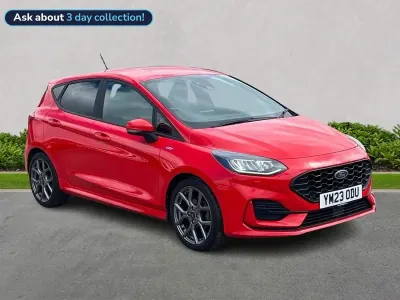 Second-hand Ford Fiesta ST-Line 100 CP (73 kW) 2023 Roșu Hatchback