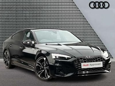 Used Audi A5 Sportback Black Edition 261 HP (191 kW) 2022 Black Hatchback
