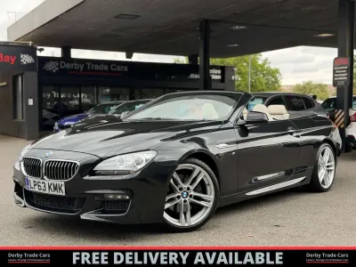 Used BMW 640 Cabriolet M Sport 2014 Black Cabriolet