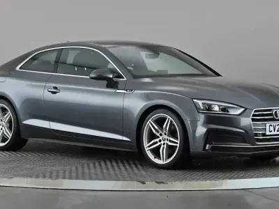 Used Audi A5 S-Line 150 HP (110 kW) 2019 Grey Coupe