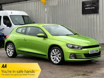 Used VW Scirocco S 125 HP (91 kW) 2015 Green Coupe