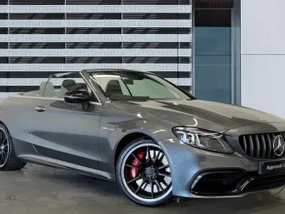 Used Mercedes C63S AMG AMG 510 HP (375 kW) 2020 Grey Cabriolet