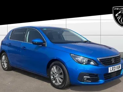 Used Peugeot 308 Allure Premium 131 HP (96 kW) 2021 Blue Hatchback