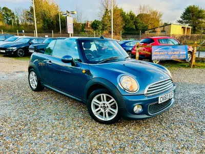 Used Mini Cooper D Cabriolet 2010 Blue Cabriolet