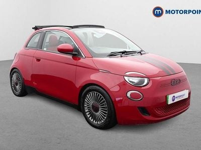 Red Used 2022 Fiat 500e Red Cabriolet | £13,949 (Fair price)