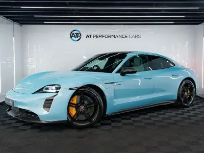 Used Porsche Taycan Performance Package 559 kW (761 HP) 2021 Blue Sedan