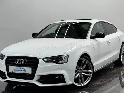 Used Audi A5 Sportback Advanced 177 HP (130 kW) 2015 White Hatchback
