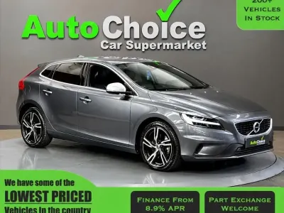 Begagnad Volvo V40 R-Design 122 HK (89 kW) 2019 Grå Halvkombi