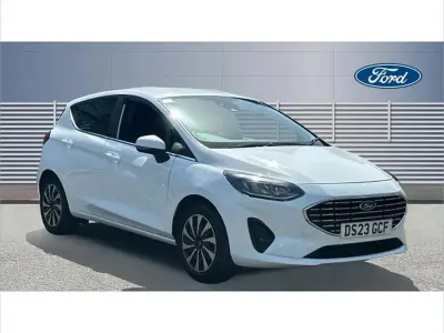 Used Ford Fiesta Titanium 123 HP (90 kW) 2023 White Hatchback