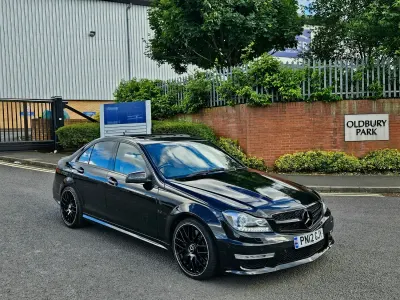 Used Mercedes C63 AMG 2012 Black Sedan